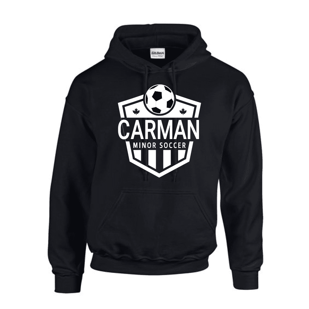 G185 Gildan Heavy Blend 8 oz., 50/50 Hooded Sweatshirt - Black