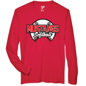 TT11LS Team 365 Performance Long Sleeve Shirt - Sport Red