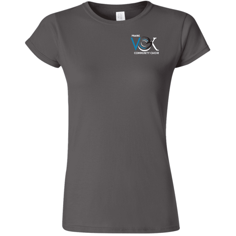 G64000L Gildan Women's Soft Style T-Shirt - Charcoal