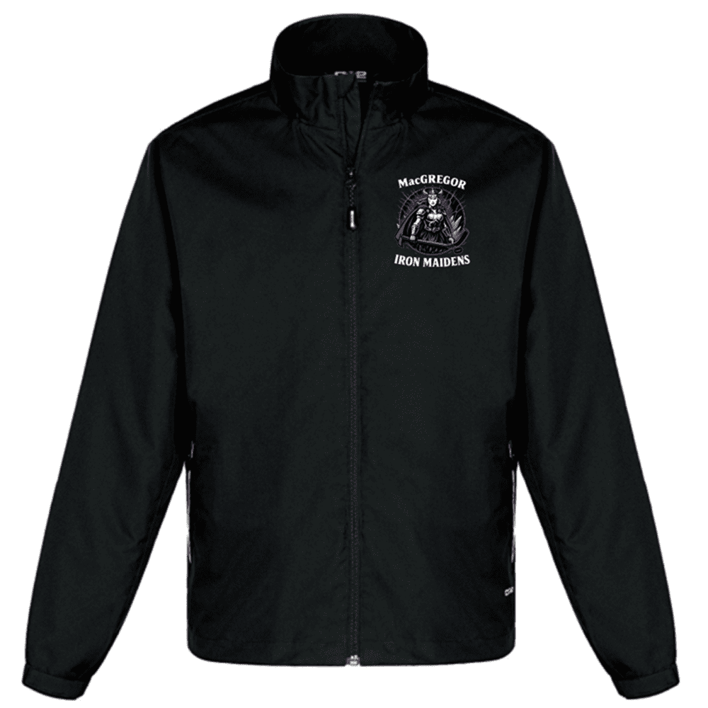4170 Athletic Mesh Lined Track Jacket - Black
