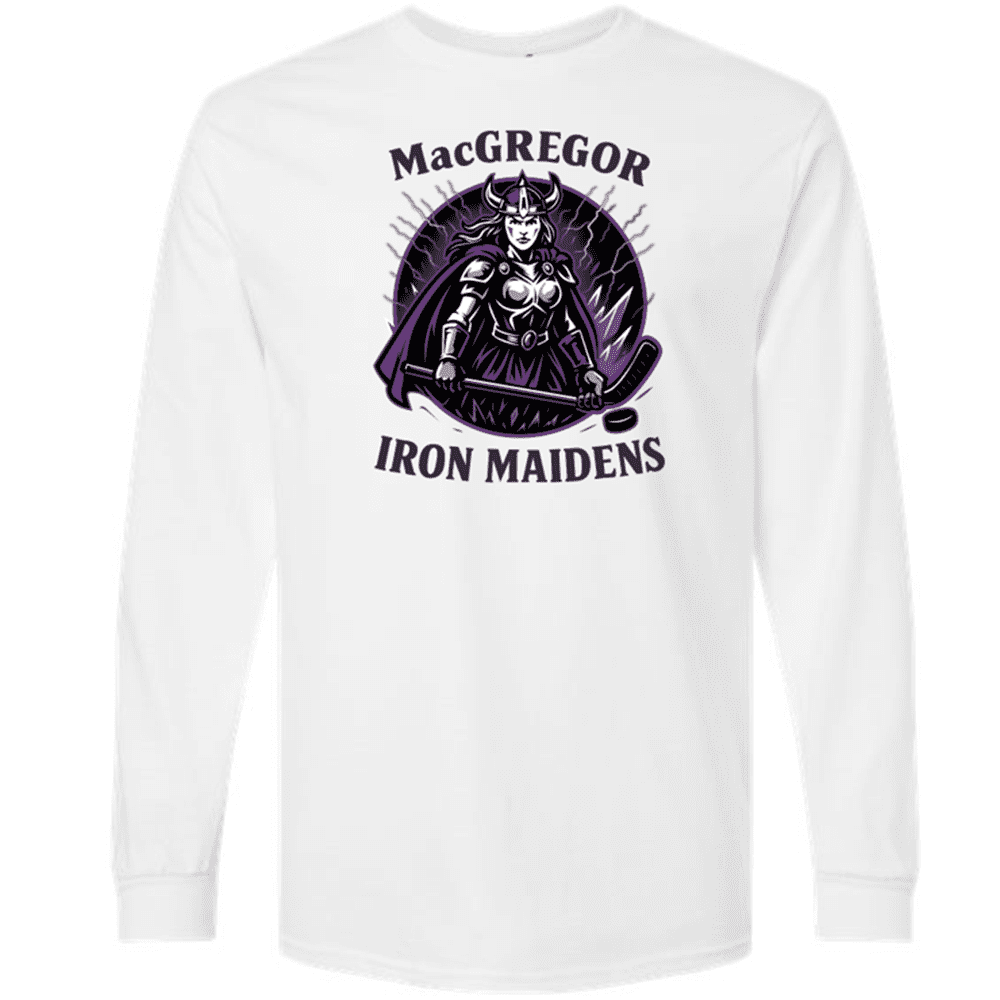 G240 Gildan Ultra Cotton Long Sleeve T-Shirt - White